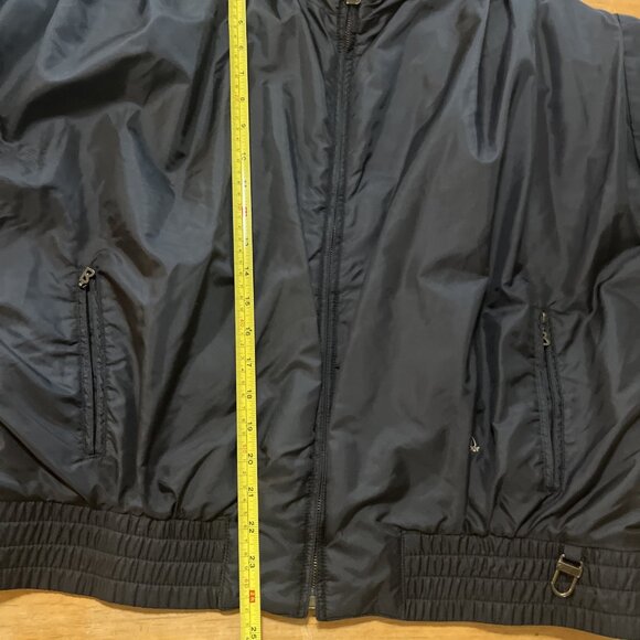 Bogner Women's Black Ski Jacket US 14 Ruched Sleeves W/zippers Zippered Pockets - Picture 7 of 11